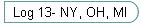 Log 13- NY, OH, MI
